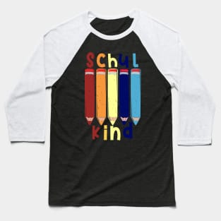 Stifte Schulkind 2022 Schulbeginn T shirt Baseball T-Shirt